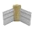1" x 3" x 6" Poplar (Paint Grade) Inside Radius Corner Base Block, Trim Molding (5)