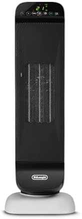 DeLonghi 1500w Ceramic Digital Tower Heater made with recycled ma...