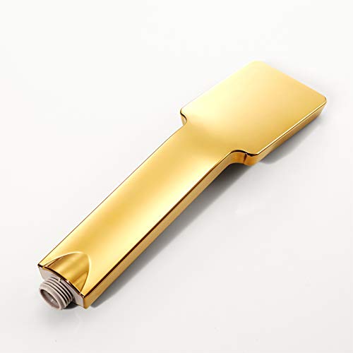 Cabezal de Ducha Manual Cuadrado Titanium Gold miniatura 6