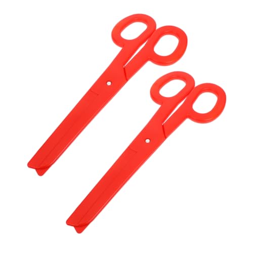 Mikikit 2 Stück Große Clownscheren Kunststoff Spielzeugkostüm Requisite für Karneval Halloween Party