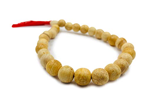 Image of Alternative Imagination Palo Santo Wood Japa Mala with Red Tassel