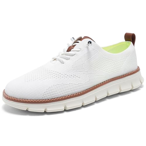 Image of Jeeeun Men's Dress Shoes Casual Knit Sneakers Lightweight Comfortable