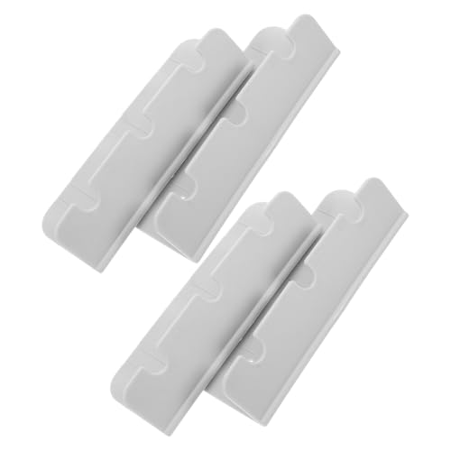 Gogogmee 4 Piezas Gancho para Asiento de Kayak Inflable Clip de PVC Resistente y Soporte de Fijación para Canoa Instalación Rápida y Ajuste Seguro Pack de Unidades Gris para Actividades