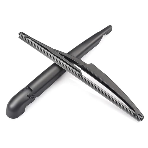 Rear Wiper Arm Blade, Replacement for Fiat 500 2007-2018 - ZOFFI Back Windscreen Wiper Assembly Replacement - All Season Natural Rubber Cleaning Window