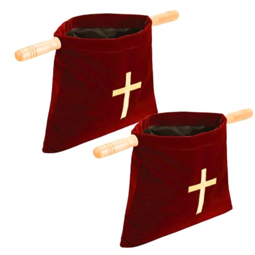 Sacs d'église avec poignées pour faciliter la quête de communion en sécurité