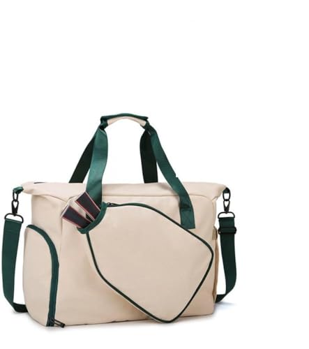 Grand sac de pickleball blanc style cabas pour le club et la ville