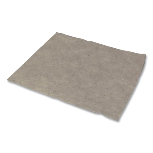 TaskBrand AS-INB-P 15-Inch by 18-Inch Universal Grey AllSorb Melt Blown Industrial Sorbent Pad (100 Pads per Case)