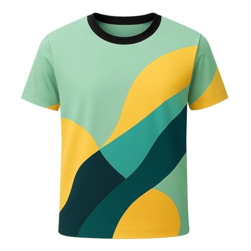 Image of Kid's Athletic T-Shirt | Ultra-Breathable, Moisture-Wicking Polyester Jersey Designed for Energetic Running, Active Sports, and Everyday Play