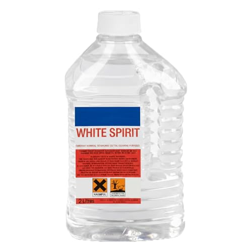 KasaBona White Spirit Multi-Purpose Paint Thinner Paint Solvent for Stripping Paint & Cleaning Paint Brushes Stain Remover Oil Based Paint Cleaner (2L)