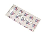 LUNGA 100x32 mm 1 TARGHETTA VESP. per cofano LUNGA 100x32 mm in PVC cromata adesiva