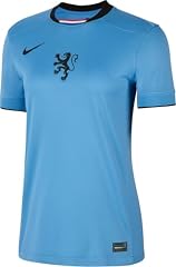 Niederlande 2025 Stadium Away (Frauenteam) Nike Dri-Fit Replika-Fußballtrikot Für Damen, Blue Beyond/Schwarz, FZ9133-489, S