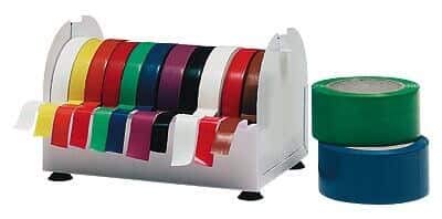 Cole-Parmer Color-Coded Vinyl Adhesive Tape, Blue, 1"W x 36 yd/RL; 1 RL/Pk