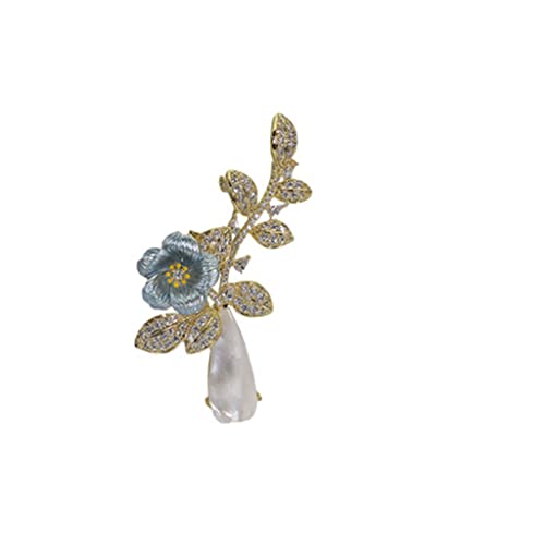 Broche de costume femme orchidée blanche idéale pour vos cérémonies