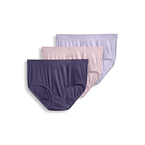 Image of Jockey Women's Underwear 100% Cotton Elance Breathe Brief - 3 Pack
