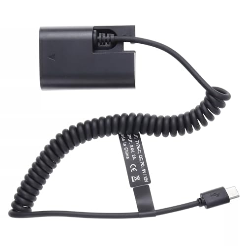 Batería falsa LP-E6 kit acoplador cargador ac para cámara Canon 90D 7D2 5D4 R5 R6