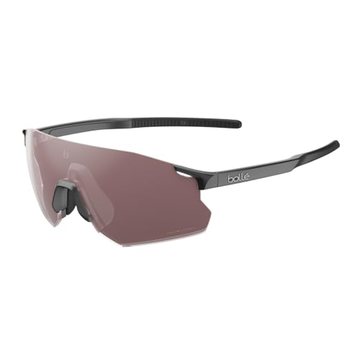 Bolle Unisex-Adult Round Icarus Black Matte-Phantom Vermillon Gun, Multi, One Size