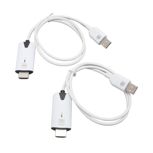 Transmitter Receiver, 2.4GHz 5GHz 1080P 60Hz USB Transmitter Receiver, Plug and Play, for Laptop PC Projector TV