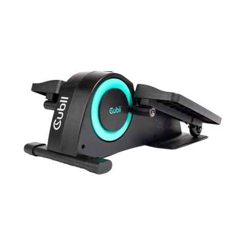 Cubii JR1, Under Desk Elliptical, Bike Pedal Exerciser, Seated Elliptical, Work from Home Fitness, Mini Elliptical Machines for Home Use, Exerciser for Seniors, Desk Exercise, Aqua… Cover