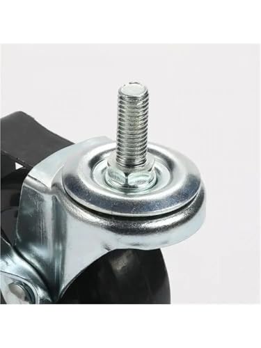 Roues en caoutchouc durables 4 pouces M8 M10 M12 avec roulements renforcés haute performance - 7