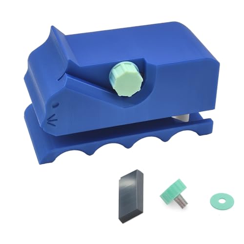 aderroo Cardboard Cutter for Cat Scratchers,DIY Cardboard Cutting Tool, Handheld Cardboard Cutting Tools for Making Cat Scratching Board Cat Bed (Blue + 10pcs Replacement Blades)