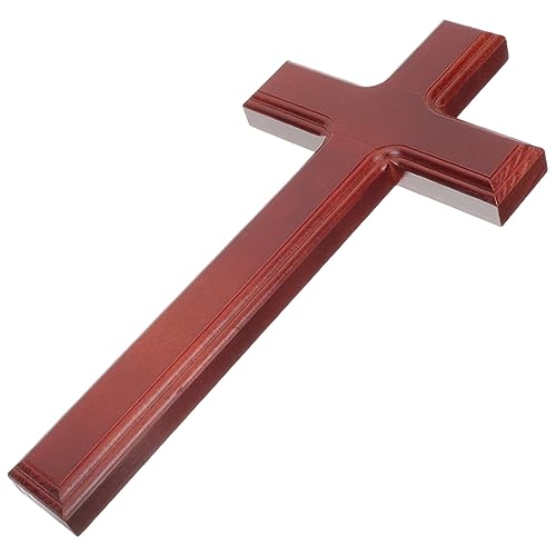 Cruz de madera estable para altar doméstico y rezos diarios