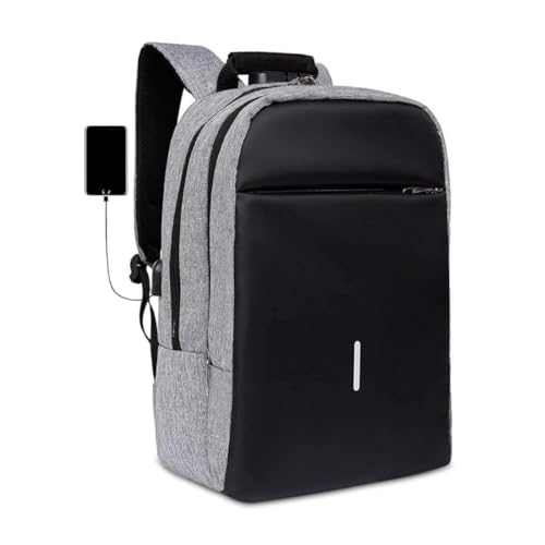 Image of Large 50L Laptop Backpack with Shoe Compartment, Rain Cover, Waterproof Travel Rucksack for Men & Women