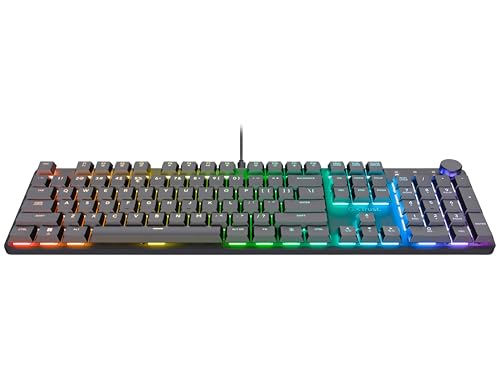 GXT 866 - Tastiera meccanica Torix, layout tedesco QWERTZ, switch Huano, tasti piatti, illuminazione RGB, anti-ghosting N-Key Rollover USB, programmabile, tastiera da gioco, PC portatile - Tastiera gaming - Immagine 1