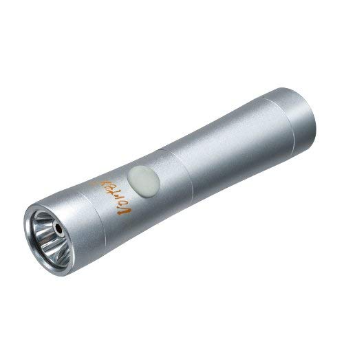 Vortex BS1 High Power LED Travel Business Presentation Teacher Pointer Flash Drive 4GB Fluorescent Switch Lithium Dry Battery Silver Aluminum Flashlight