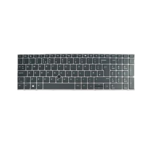 Teclado de laptop para HP ZBook 17 G5 repara fallos de entrada teclas UK English negro