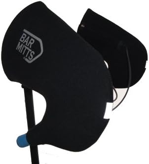 BAR MITTS Cold Weather Road Bicycle Handlebar Mittens, fits Shimano Shifters with Externally Routed Shift Cables