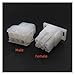 Automotive Wire connectors 1/5/10 Pcs 6 Pin 1-480705-0 1-480704-0 Automobile Wire Harness Socket Car Maintenance(Male with Wire,1pcs)