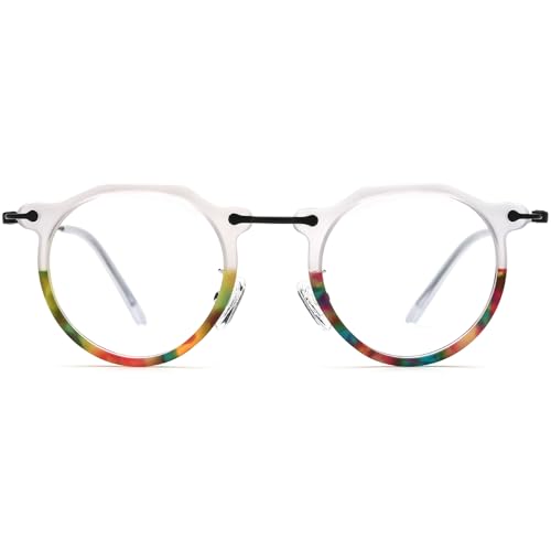 Image of FONEX Acetate Titanium Glasses Frame Men 2024 New Square Eyeglasses Spectacles Eyewear F85843