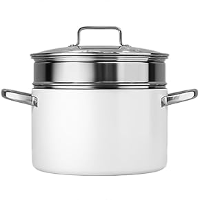 ホワイト 両手鍋 オール熱源対応*5 両手鍋(キッチン用品) 通販 | Amazon Home&Kitchen