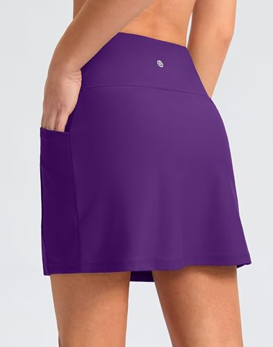 Image of G Gradual Women's 16 inch Swim Skirt with Pockets High Waisted Tummy Control Modest Swimsuit Bathing Suit Bottoms for Women