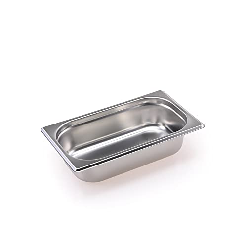 TeknoStahl GN Behälter Gastronorm 1/4 Edelstahl (65 Millimeter)