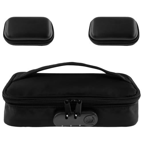 OWTWCNL Lockable Toy Storage Bag Portable Locking Toy Storage Bag with Mini Zipper Box Lightweight Locking Toys Organizer