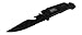 Rogue River Tactical 6-in-1 Multitool Knife with Flint Fire Starter, LED Light, Bottle Opener, Belt Cutter and Windows Breaker Black