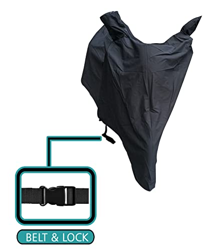 Image of RE Bullet Classic 350 2026 | 2025 | 2024 Onwards Waterproof Bike Body Cover | Snow + Sun & Dust Protection Easy to Clean + Belt with Lock