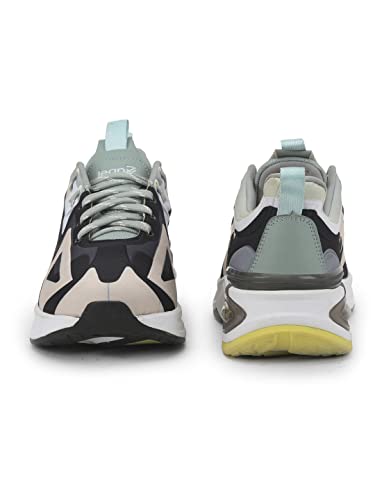 Image of Liberty Leap7X Hanover-1 Men Sports Lacing Shoes with Lycra Upper | EVA Sole | Comfortable & Lightweight | Quick-Wear Elastic Laces | Padded Foam Insole | Running, Gym & Outdoor Activity