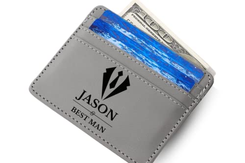 Leather Engraved Groomsmen Wallet, Groomsmen Gift Box, Groomsmen Gift, Best Man Gift, Best Man Proposal, Groomsmen Proposal, Groomsmen Gifts Ideas