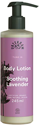 Urtekram Body Lotion - All skin types - Soothing Lavender - 245 ml, Vegan, Organic, Natural Origin, 245 ml (Pack of 1)