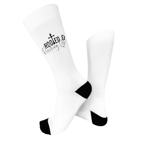 rooted & reaching up sock for son2