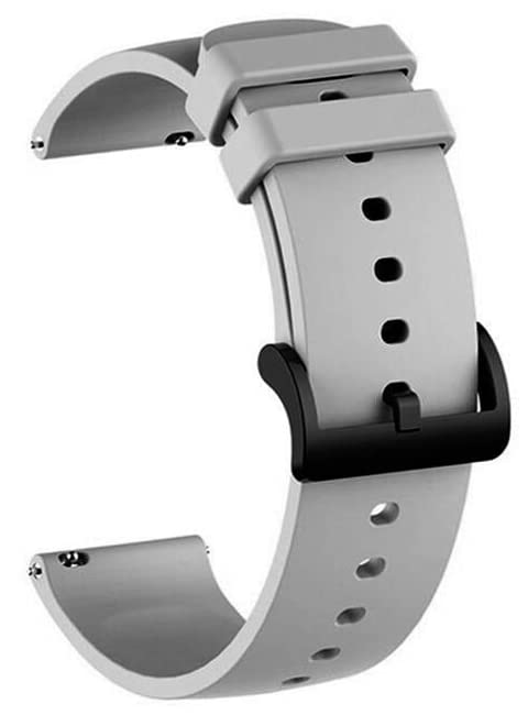 ZOVC Black Buckle Soft Silicone Strap (CHECK MODLE LIST)