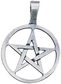 Ancient Magic Ringed Pentagram Pendant for Willpower & Success Charm Amulet Talisman