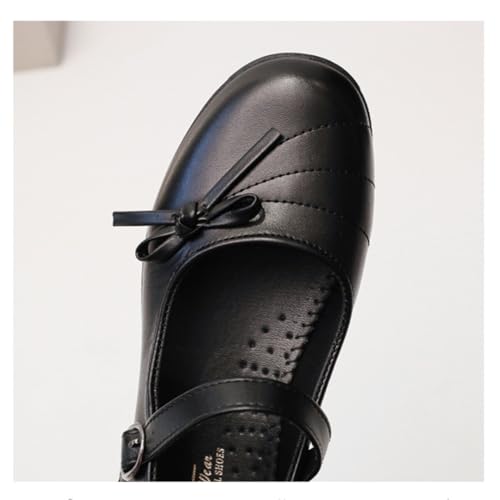 Girls Mary Jane Flats Lightweight School Uniform Shoes Black Dress Shoes3