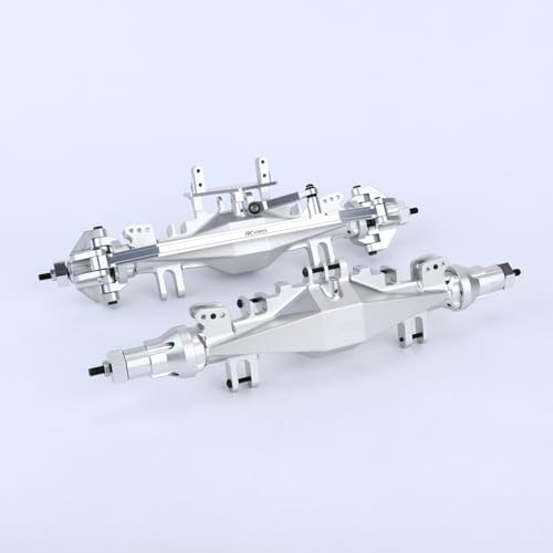 RCAWD 7075 LMT Front & Rear Axle Set, 90% More Durable Housing with 40CrMo Gears & Metal Differential Upgrades Parts for Losi 1/8 Solid Axle #LOS242031#LOS242030