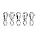 XHTLLO 5Pcs Grab Hook, Big Eye Snap Latched Freight Lifting Hook, Stainless Steel Anti Shedding Winch Hook, Heavy Duty Lifting Hook Rigging Accessory