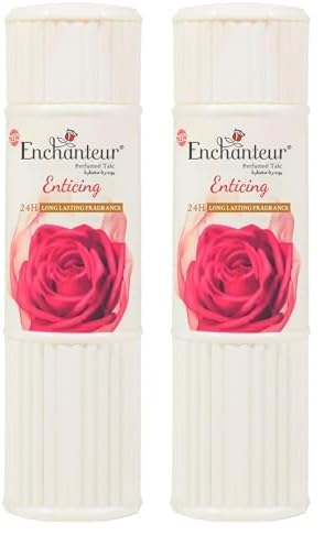 Enchanteur Enticing Talc, Fragrance Powder, 125g (Pack of 2)