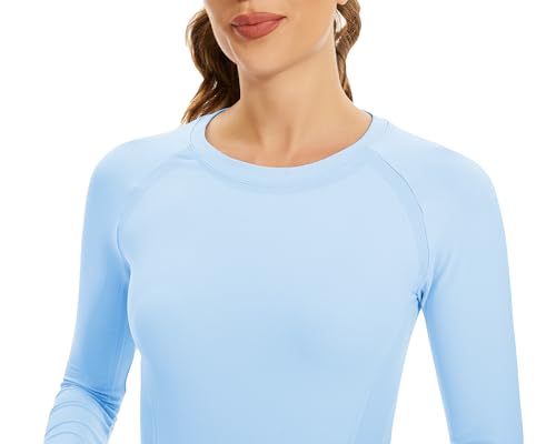 Image of MathCat Workout Shirts for Women Long Sleeve, Workout Tops for Women, Quick Dry Gym Athletic Tops,Seamless Yoga Shirts XS-XL