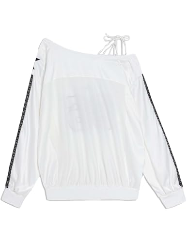 Aelfric Eden Off The Shoulder Lace Embroidery Sweatshirt Long Sleeve Y2K jersey Sweatshirts Oversized Baggy Pullover Top2